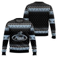 Hooktab Mack Truck Ugly Christmas Sweater