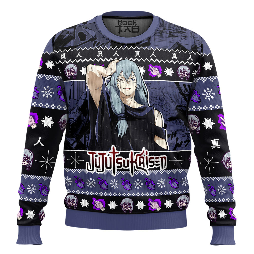 Hooktab Mahito Jujutsu Kaisen Ugly Sweater Hooktab Mahito Jujutsu Kaisen Ugly Sweater