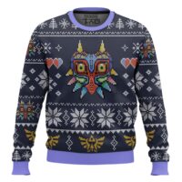 Hooktab Majora's Mask Zelda Ugly Christmas Sweater