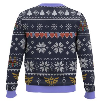Hooktab Majora’s Mask Zelda Ugly Christmas Sweater