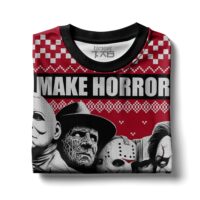 Hooktab Make Horror Great Again Ugly Christmas Sweater