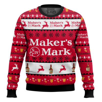 Maker’s Mark Reindeer Ugly Christmas Sweater
