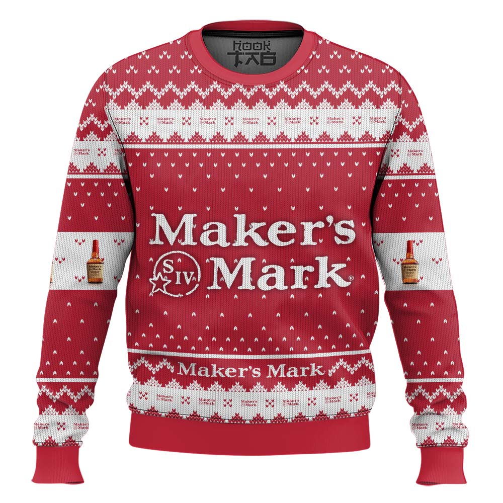 Hooktab Maker's Mark Ugly Christmas Sweater Hooktab Maker's Mark Ugly Christmas Sweater