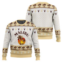 Hooktab Malibu Rum Ugly Christmas Sweater
