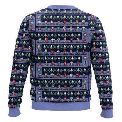 Hooktab Mario Kart Grand Prix Ugly Christmas Sweater