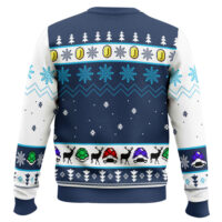 Hooktab Mario Kart Racing Ugly Christmas Sweater