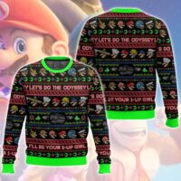 Hooktab Mario Let's Do The Odyssey, Ugly Christmas Sweater