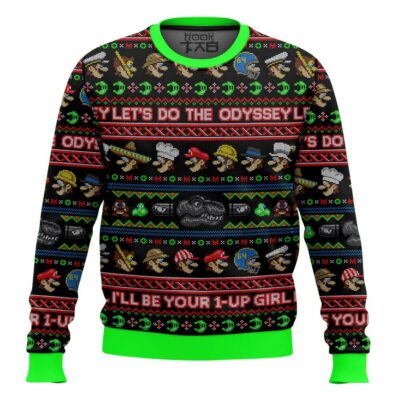 Mario Let's Do The Odyssey, Ugly Christmas Sweater