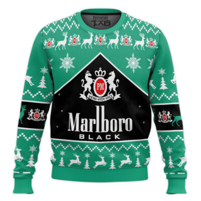 Marlboro Black Menthol Ugly Christmas Sweater
