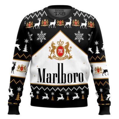 Marlboro Black Ugly Christmas Sweater