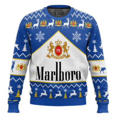 Marlboro Cool Menthol Ugly Christmas Sweater
