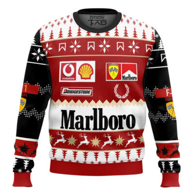 Marlboro Formula 1 Ugly Christmas Sweater