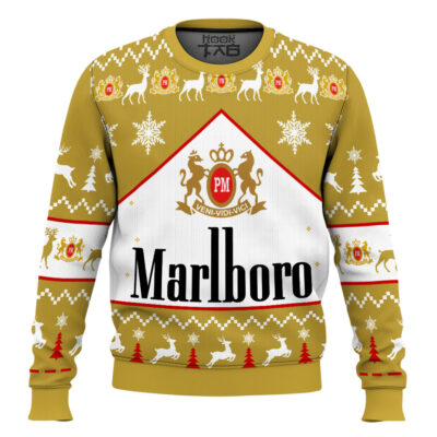 Marlboro Gold Ugly Christmas Sweater