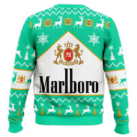 Hooktab Marlboro Menthol Ugly Christmas Sweater