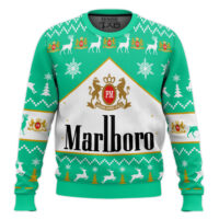 Hooktab Marlboro Menthol Ugly Christmas Sweater