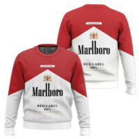 Hooktab Marlboro Red Label 100's Ugly Christmas Sweater