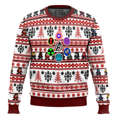 Marvel Avengers Retro Ugly Christmas Sweater