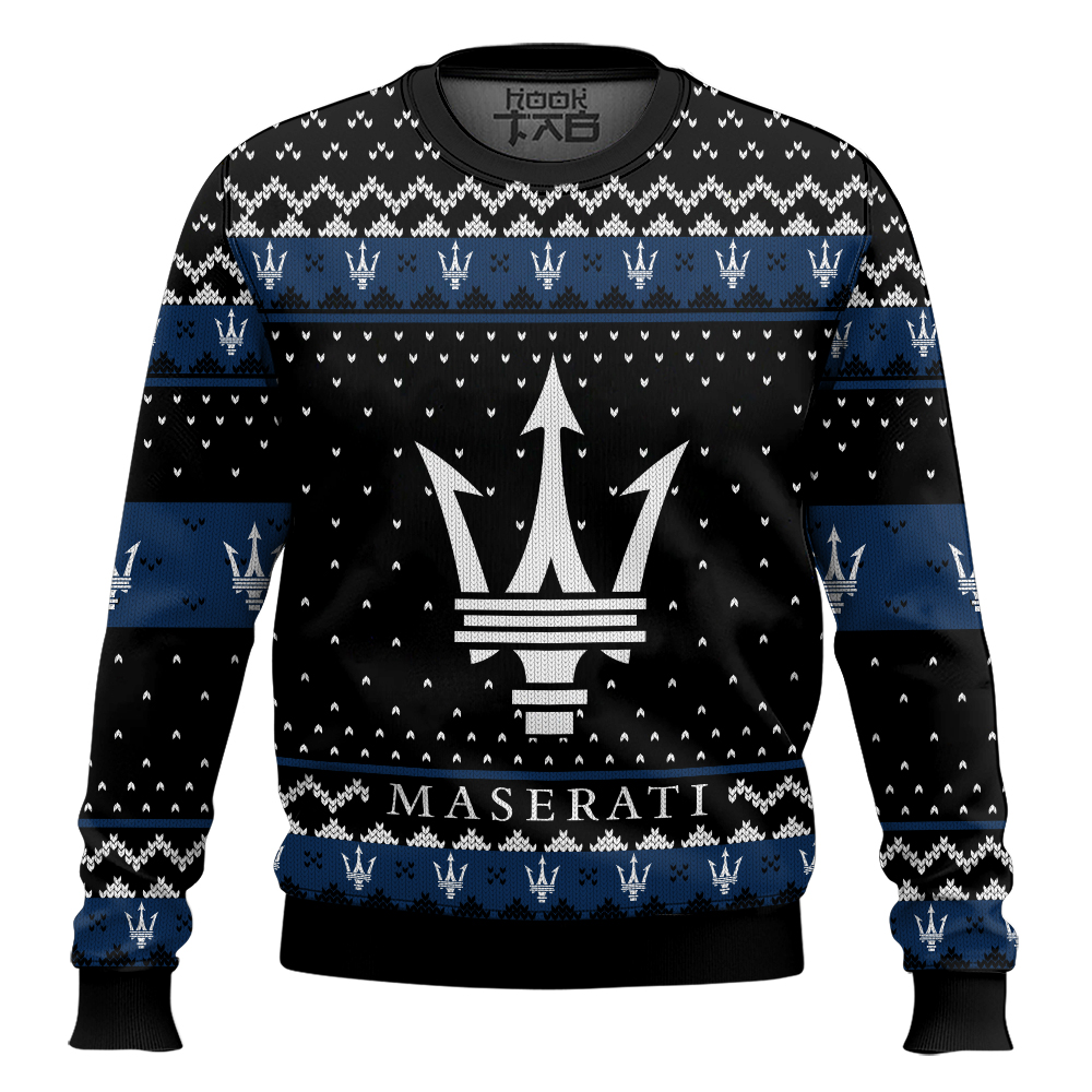 Hooktab Maserati Ugly Christmas Sweater Hooktab Maserati Ugly Christmas Sweater