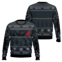 Hooktab Mass Effect N7 Ugly Christmas Sweater