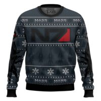Hooktab Mass Effect N7 Ugly Christmas Sweater