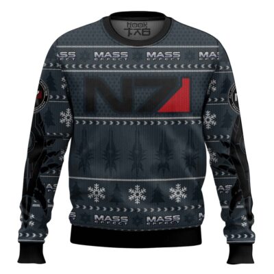 Mass Effect N7 Ugly Christmas Sweater