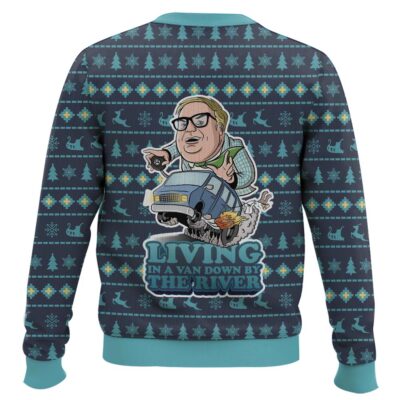 Hooktab Matt Foley Living In A Van Down By The River Saturday Night Live Ugly Christmas Sweater