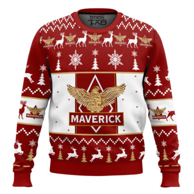 Maverick Tobacco Ugly Christmas Sweater
