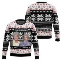 Hooktab May All Your Christmases Bea White The Golden Girls Ugly Christmas Sweater