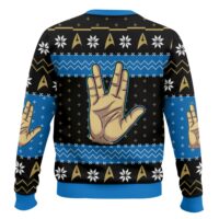 Hooktab May The Force Be With You Star Trek Ugly Christmas Sweater