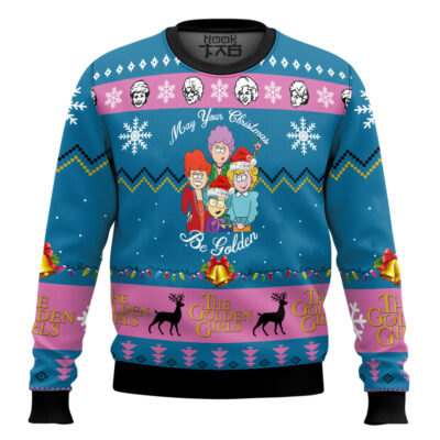 May Your Xmas Be Golden The Golden Girls Ugly Christmas Sweater