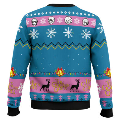 Hooktab May Your Xmas Be Golden The Golden Girls Ugly Christmas Sweater