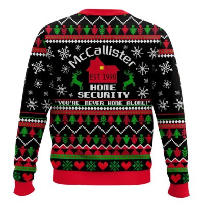 Hooktab Mccallister Home Security Home Alone Ugly Christmas Sweater
