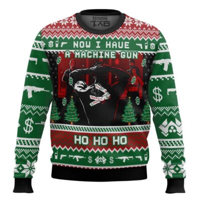 McClain Now I Have A Machine Gun Die Hard Ugly Christmas Sweater