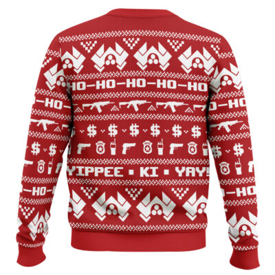 Hooktab Mcclane Winter Die Hard Ugly Christmas Sweater