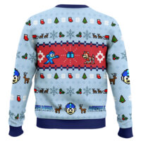 Hooktab Mega Holiday Mega Man Ugly Christmas Sweater