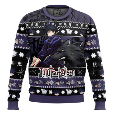 Megumi Fushiguro Jujutsu Kaisen Ugly Sweater