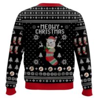 Hooktab Meowy Christmas Woman Yelling At A Cat Meme Ugly Christmas Sweater