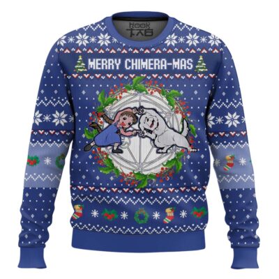Merry Chimera-mas Fullmetal Alchemist Ugly Christmas Sweater