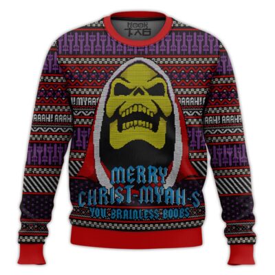 Merry Christ-myah-s! Skeletor Masters Of The Universe Ugly Christmas Sweater