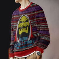 Hooktab Merry Christ-myah-s! Skeletor Masters Of The Universe Ugly Christmas Sweater