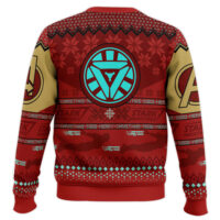 Hooktab Merry Christmas 3000 Iron Man Ugly Christmas Sweater