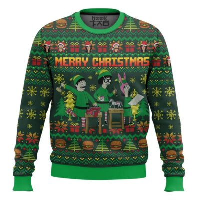 Merry Christmas Bob's Burgers Ugly Christmas Sweater