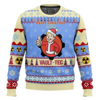 Merry Christmas From Vault-Tec Fallout Ugly Christmas Sweater