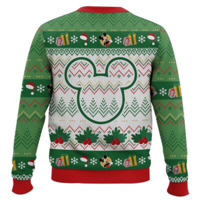 Hooktab Merry Christmas Mickey Mouse Ugly Christmas Sweater