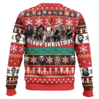 Hooktab Merry Christmas Nightmares Of Halloween Ugly Christmas Sweater