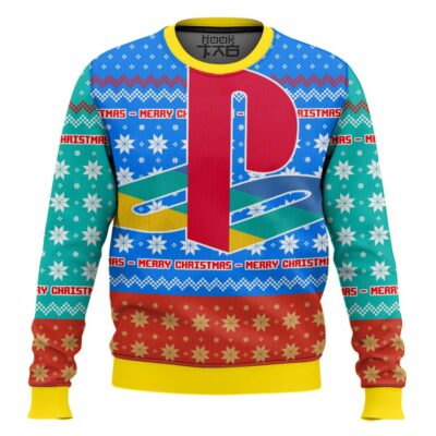 Merry Christmas Playstation Ugly Christmas Sweater