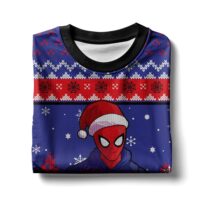 Hooktab Merry Christmas Santa Spider-man Ugly Christmas Sweater