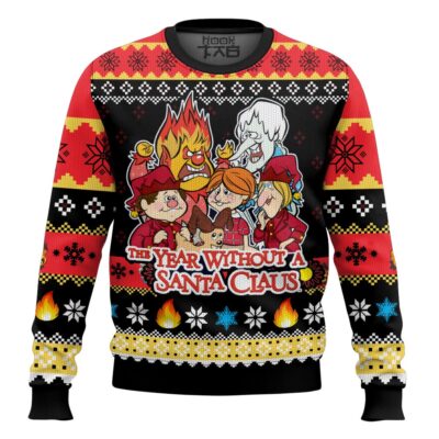Merry Christmas The Year Without A Santa Claus Ugly Christmas Sweater