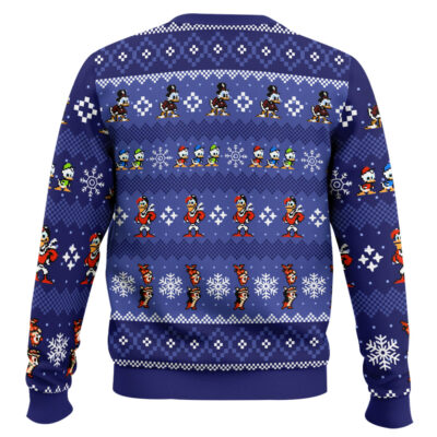 Hooktab Merry Christmas Uncle Scrooge Duck Tales Ugly Christmas Sweater