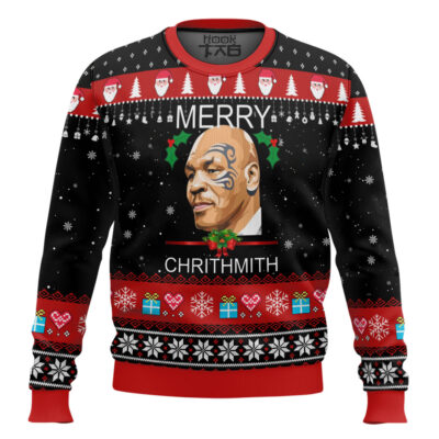 Merry Chrithmith Mike Tyson Ugly Christmas Sweater